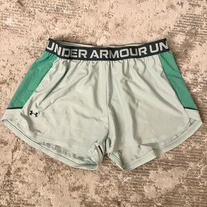 Under Armour Mint Green Running Shorts - XL
